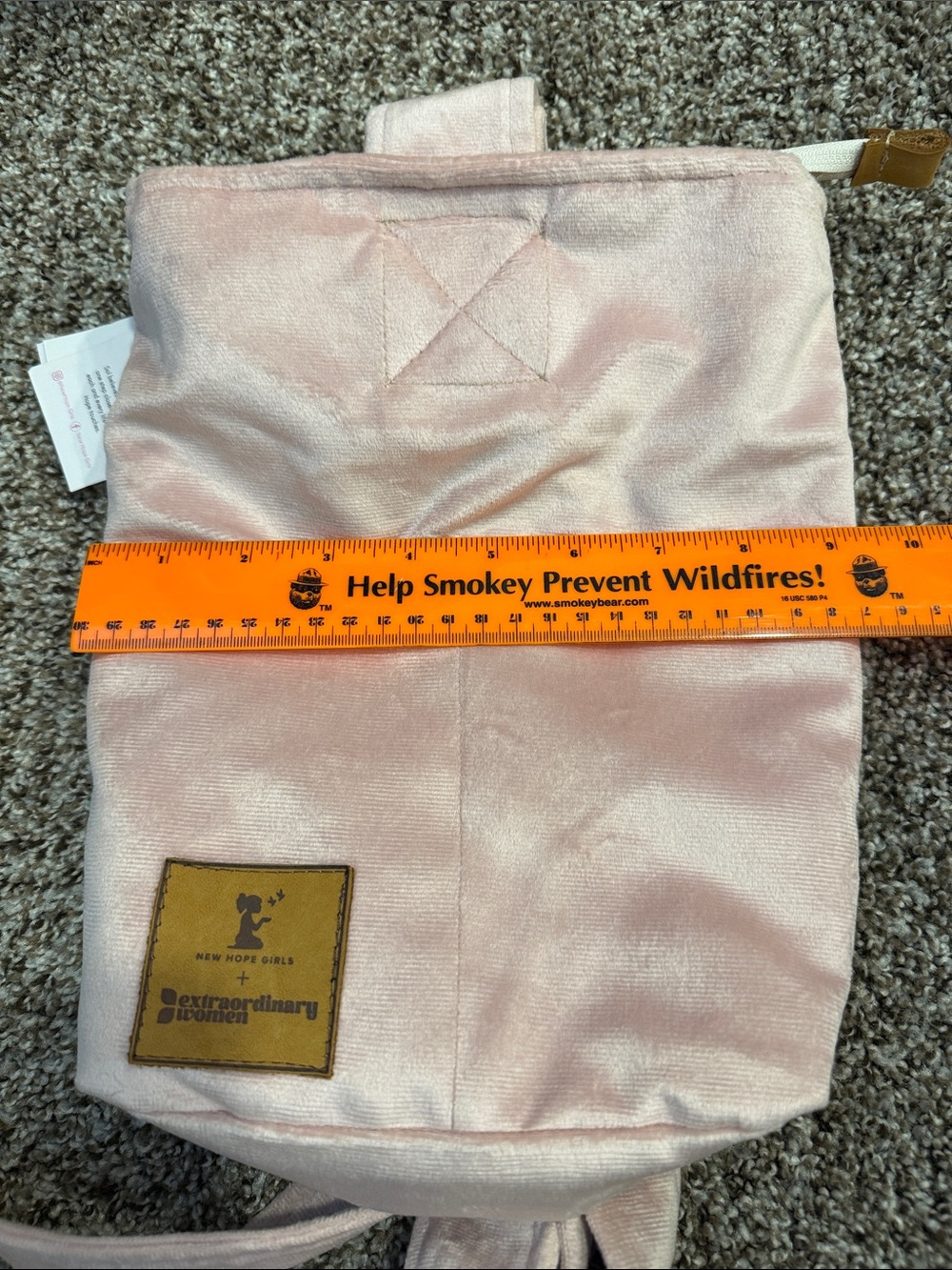 NWT New Hope Girls x Extraordinary Women Pink Sling Backpack Convertible Bag - Picture 7 of 7